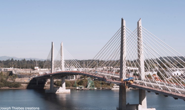 Tilikum Crossing. Photograph by Joseph Thiebes, 2014.