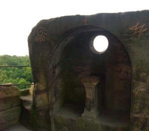 Altar at the top of Externsteine